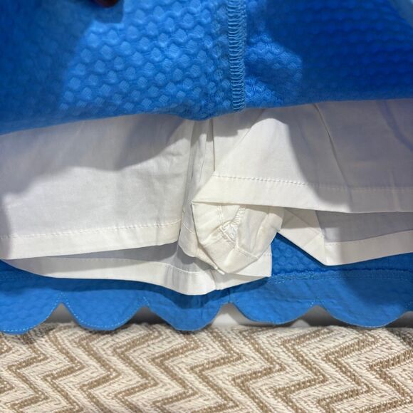 Lilly Pulitzer Colette Scallop Hem Skort Zanzibar Blue NWT - Picture 4 of 11